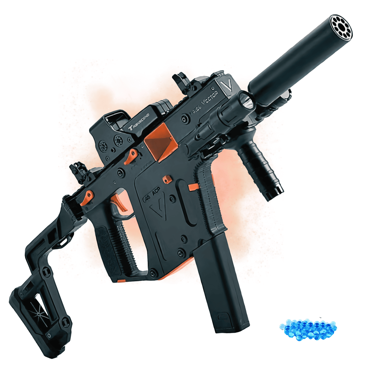 Пулемет электрический на аккумуляторе lh kriss vector v2 на аккумуляторе с мощной батареей 3 режима подачи шариков Пулемет электрический на аккумуляторе lh kriss vector v2 на аккумуляторе с мощной батареей 3 режима подачи шариков
