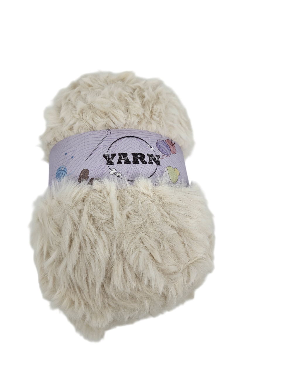 Пряжа Yarn под мех 100 г Кремовый Пряжа Yarn под мех 100 г Кремовый