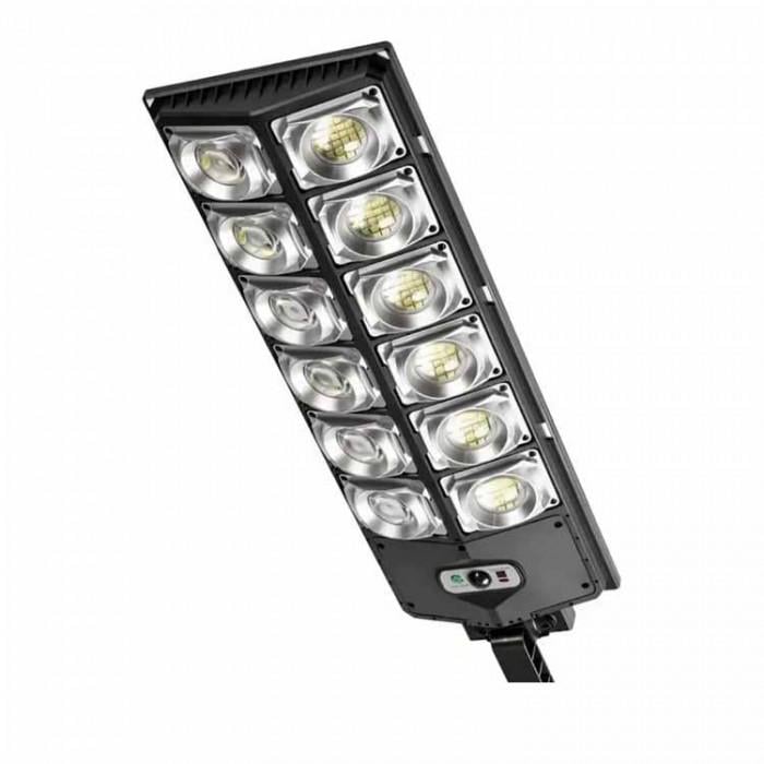 Фонарь уличный W789A-6 360LED с солнечной панелью и датчиком движения Черный - фото 2