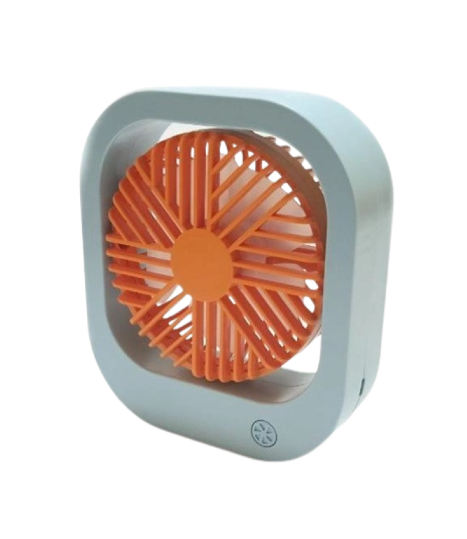Вентилятор портативный аккумуляторный mini fan SQ2177 Голубой оранжевый (909d1fe5)