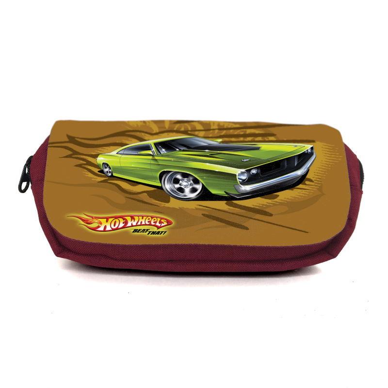 Пенал школьный Hot Wheels HW-0014 Бордовый (1480995290)