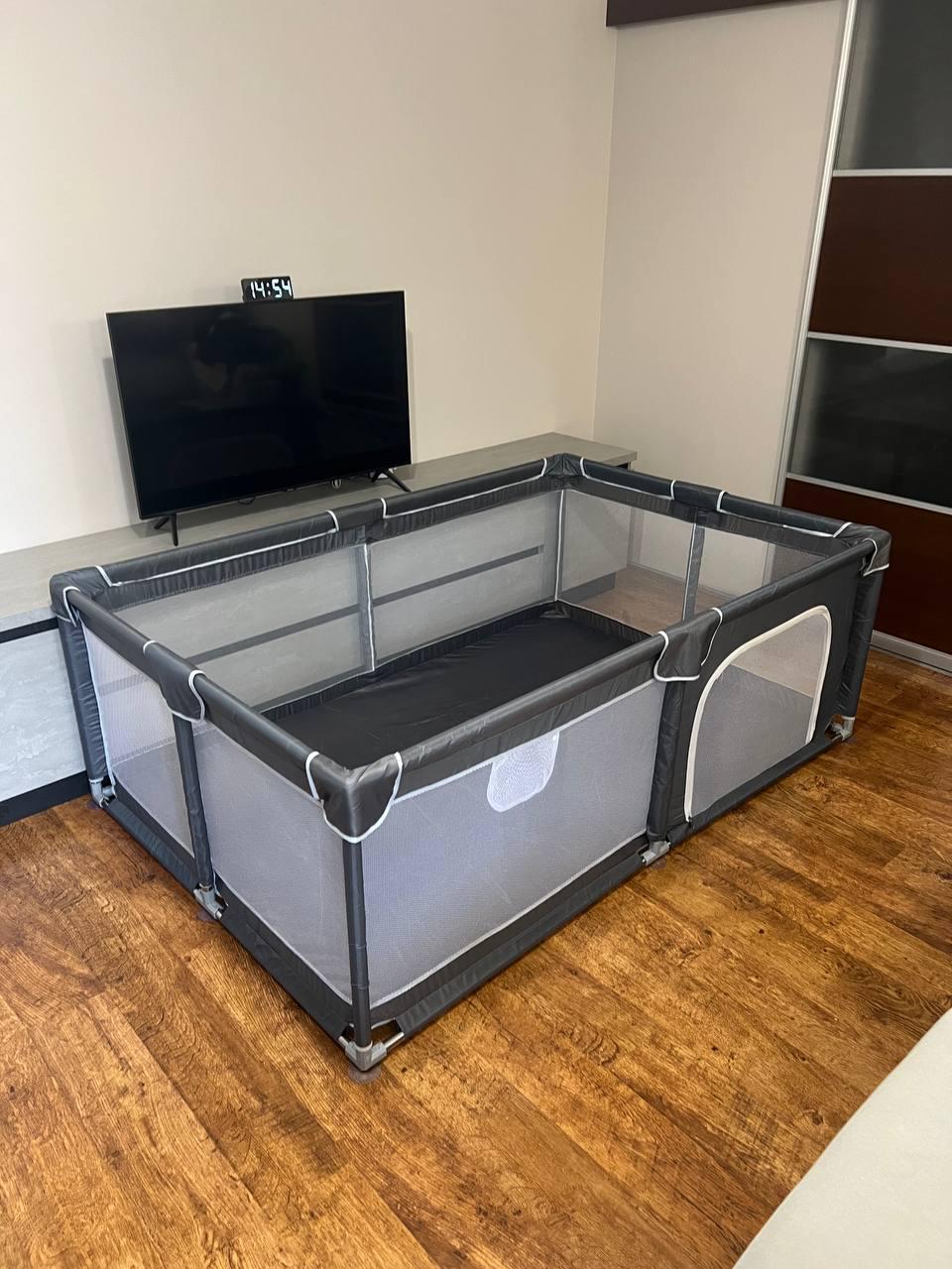 Манеж дитячий ігровий 180х120 см Cірий (MG018) - фото 5 Манеж дитячий ігровий 180х120 см Cірий (MG018) - фото 5