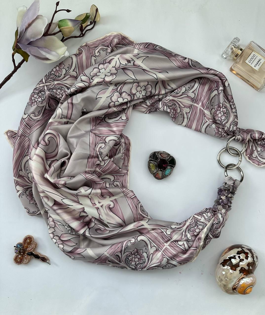 Платок дизайнерский My Scarf Нежная магнолия (15446158)