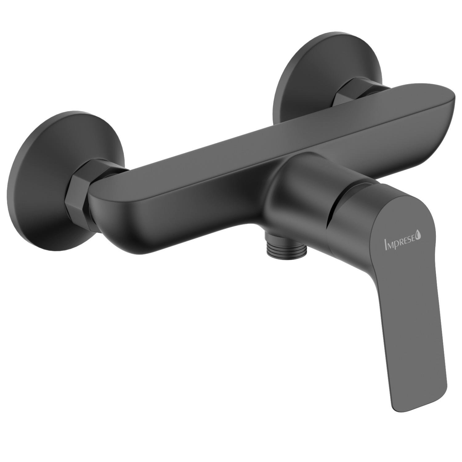 Змішувач для душу Imprese Kucera f03303410AA Чорний (239670)