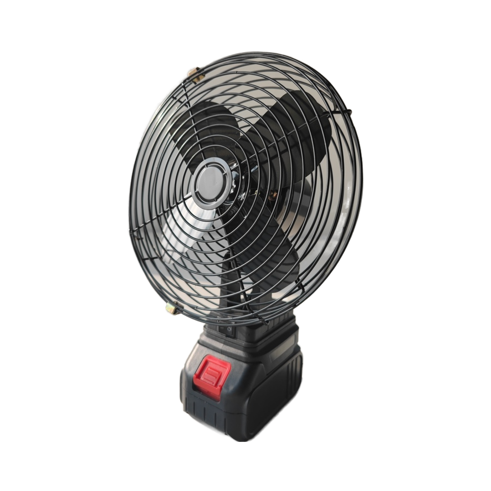 Вентилятор портативный FC-1298 с 2 аккумуляторами и автореверсом 21V Black (784780663)