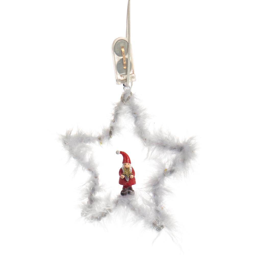 Новогодняя подвеска Elisey Пушистая звезда (6003-036)