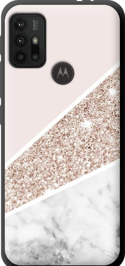 Чехол на Motorola Moto G20 Пастельный мрамор (4342b-2461-42517)