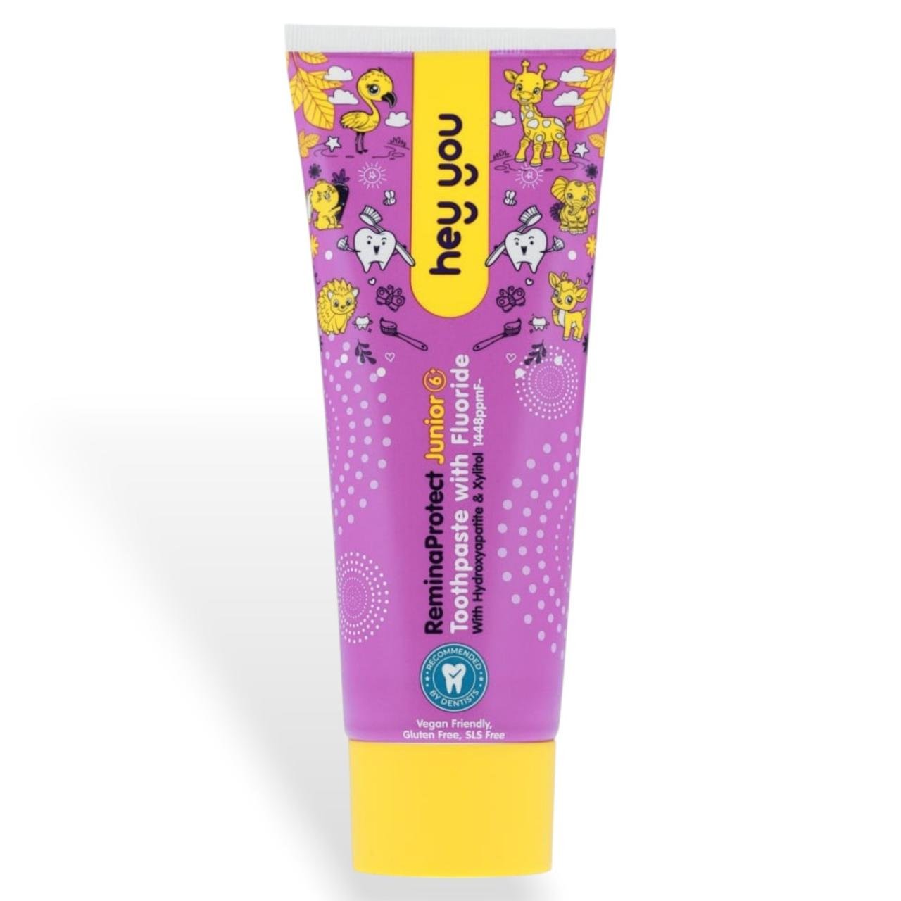 Зубная паста детская Hey You Remina Protect Junior 6+ 75 мл (4820283860186)