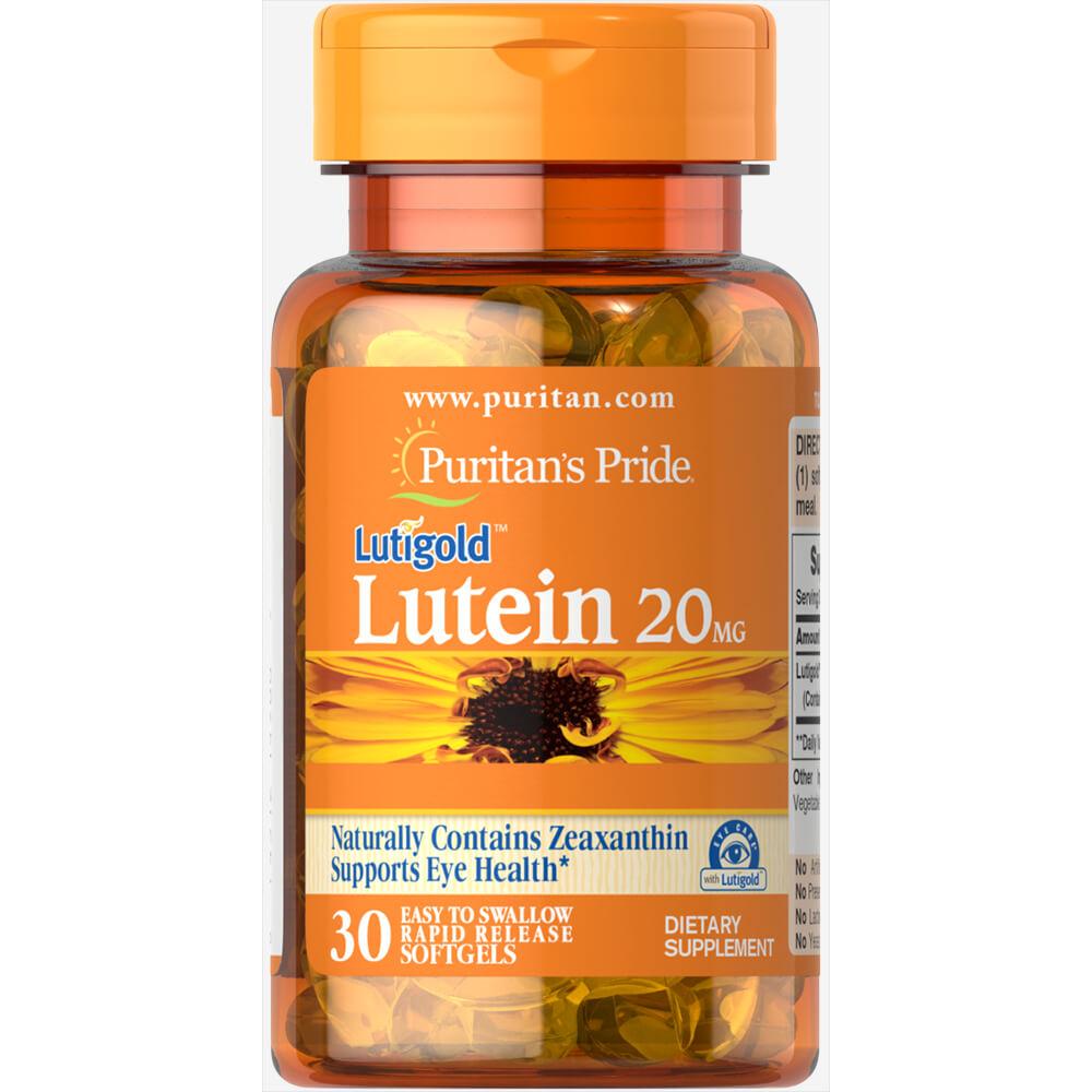 Натуральная добавка Lutein 20 mg 30 softgels (100-27-5890006-20)