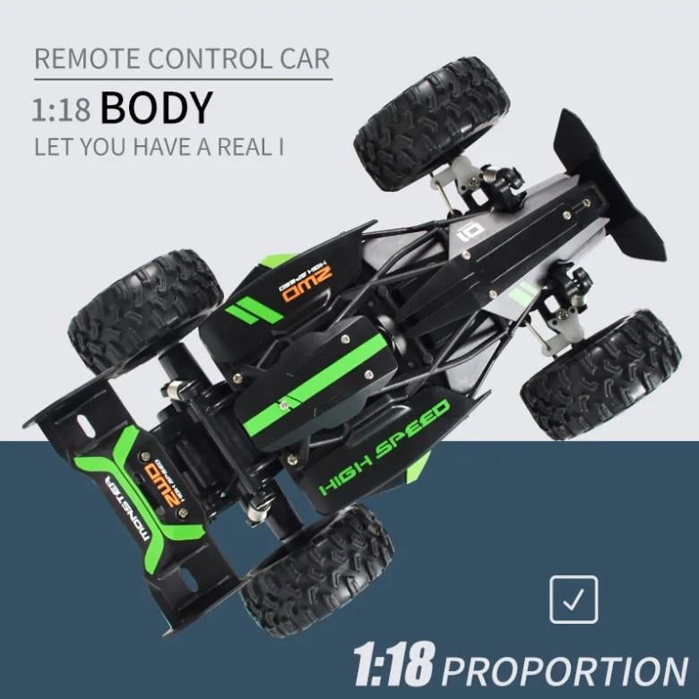 Машинка Баггі на радіокеруванні HotDeer Power Gale Pro 2wd Buggy Green (2WDB-Green) - фото 14