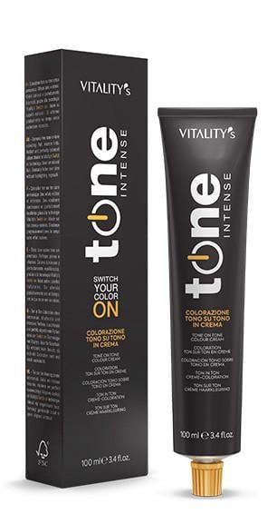 Крем краска для волос тонировочная безаммиачная Tone Intense Vitality's 1/0 Черный 100 мл