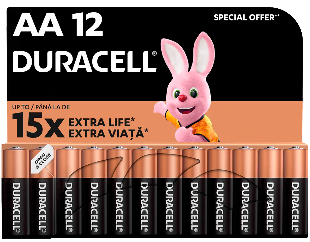 Батарейка Duracell LR06 MN1500 1х12 шт. (UG-5014478/5014447/5016914/5016916)