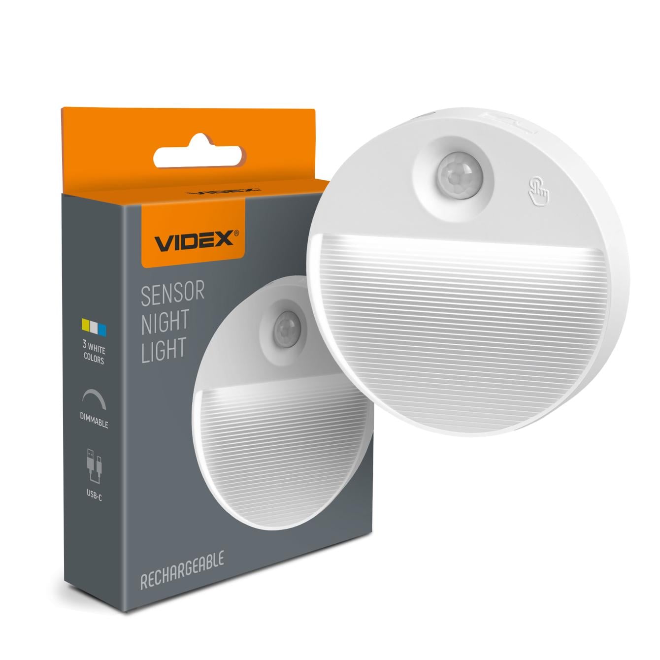 Светильник аккумуляторный LED Videx VL-NL105W с датчиком движения (VX28975)