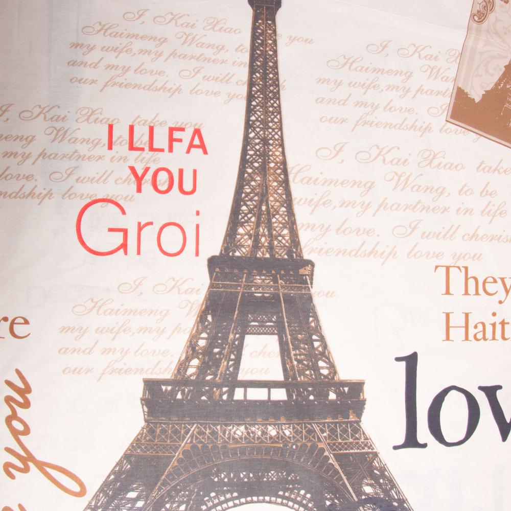 Тканина бязь ранфорс для постільної білизни Paris 125 гр/м2 220 см (R-463 А)