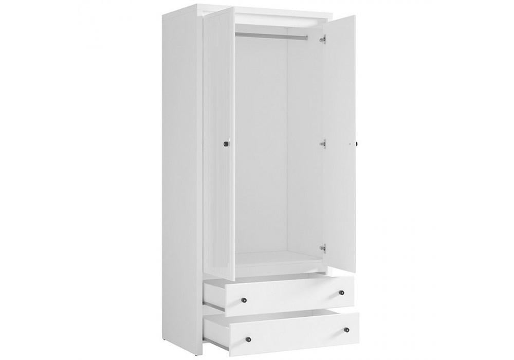 Шафа для готелю дводверна Gerbor Христина SZF2D2S/В 900х555х1200 мм Білий (11671) - фото 1 Шафа для готелю дводверна Gerbor Христина SZF2D2S/В 900х555х1200 мм Білий (11671) - фото 1