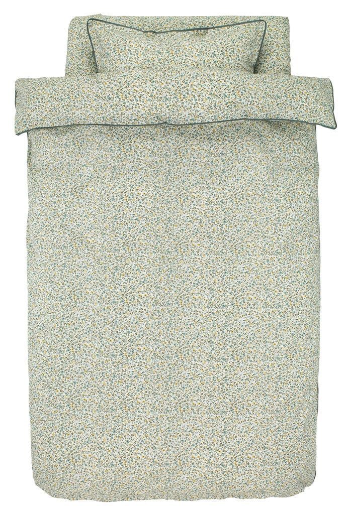 Комплект постельного белья пододеяльник 140х200 наволочка 50х70 Белый/Голубой - фото 1