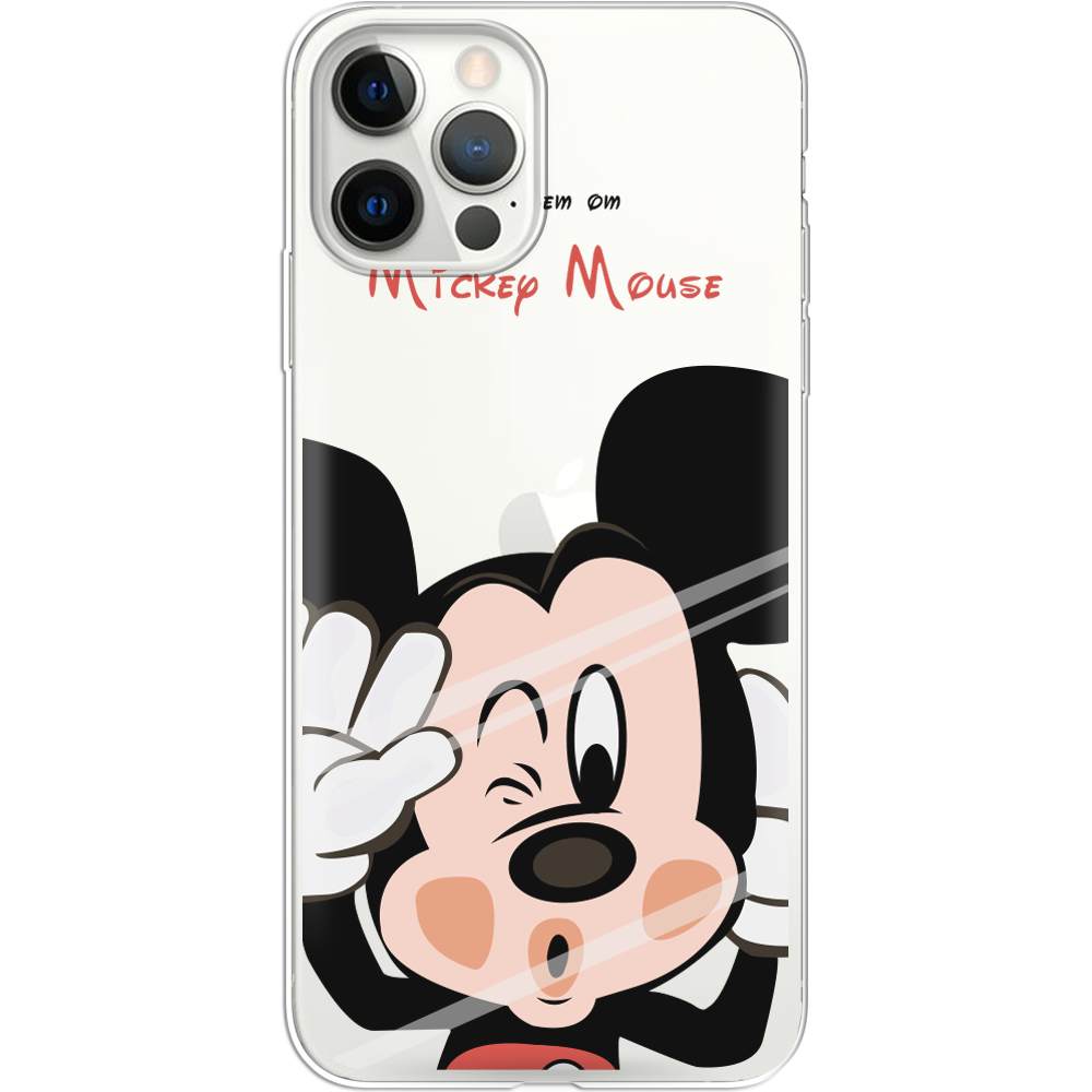Чехол Boxface iPhone 12 Pro Mister M Прозрачный силикон (41086-cc58-41086)