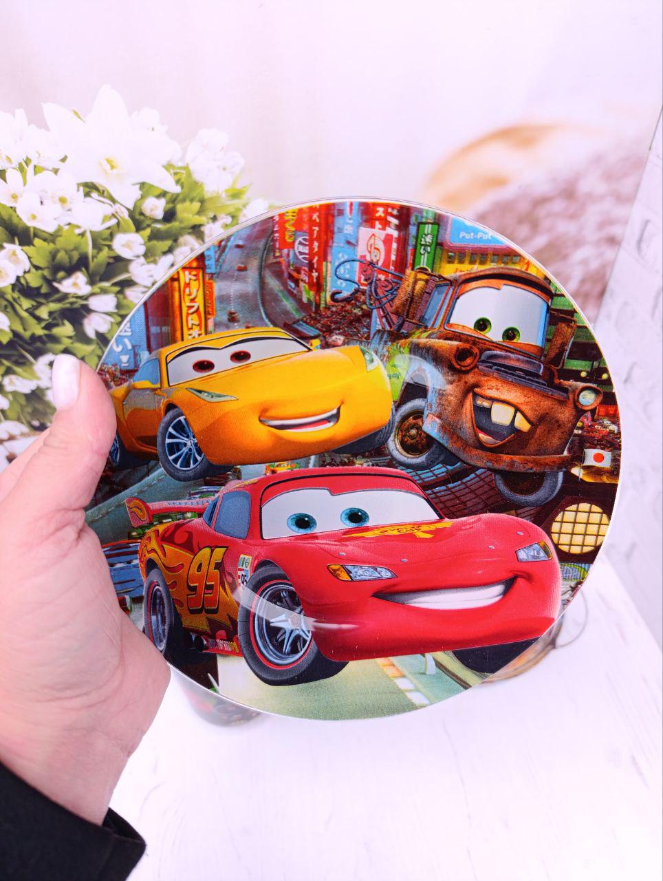 Дитячий набір столового посуду Metr+ Тачки скляний 3 предмети (TAC1) - фото 2 Дитячий набір столового посуду Metr+ Тачки скляний 3 предмети (TAC1) - фото 2