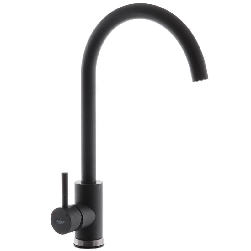 Смеситель для кухни Haiba SUS 011 Серый (HB0994) Смеситель для кухни Haiba SUS 011 Серый (HB0994)