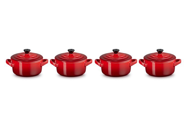 Набор порционной формы для запекания Le Creuset 250 мл 4 шт. Красный (79212100600100) - фото 1