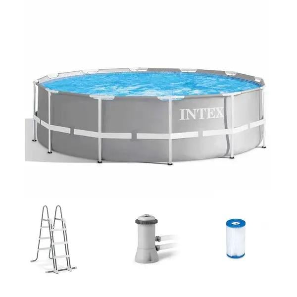 Басейн каркасний Intex з фільтром та сходами 305х99 см 6500 л (i7-75178)