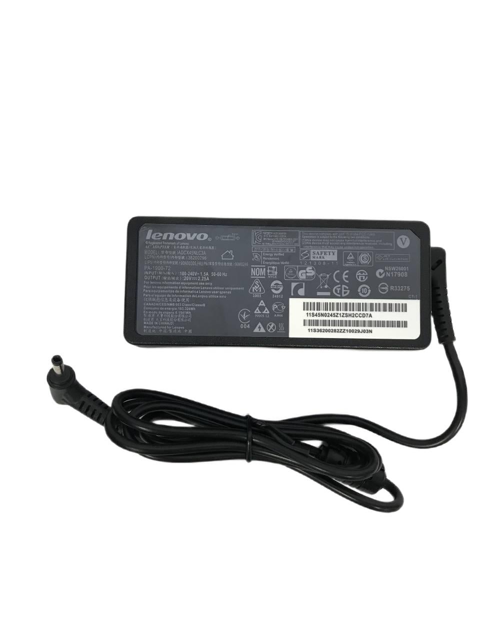 Зарядка для ноутбука Lenovo 20V 2,25A 45W 4x1,7 мм (000146774)