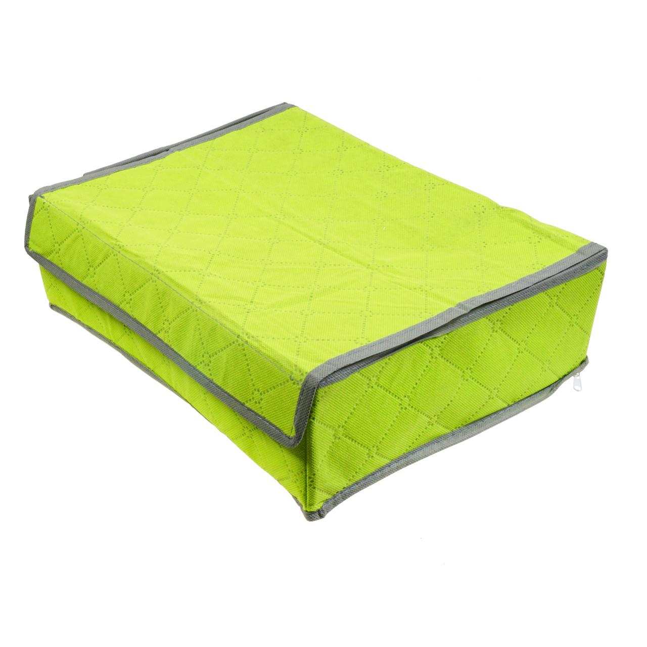 Органайзер для белья с крышкой Wellamart 24 ячейки Салатовый (5690-0002)