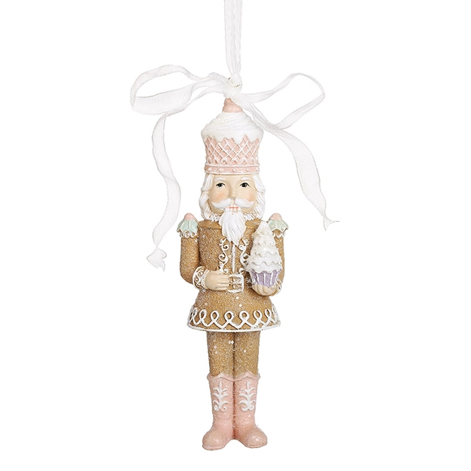 Новогодняя подвеска Пряничный чешуйчик 12 см (12113)