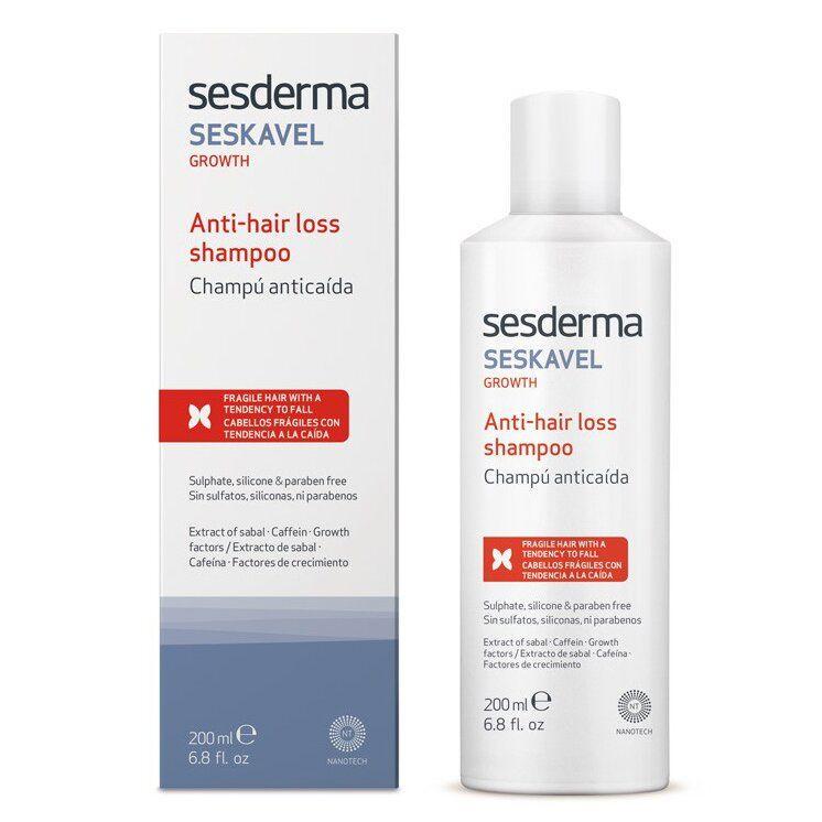 Шампунь проти випадіння волосся Sesderma Seskavel Growth Anti-Hair Loss Shampoo 200 мл (1855943882)