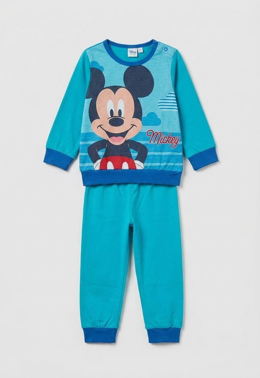 Піжама дитяча тепла для хлопчика Disney 92 см Бірюзовий (25100405C)