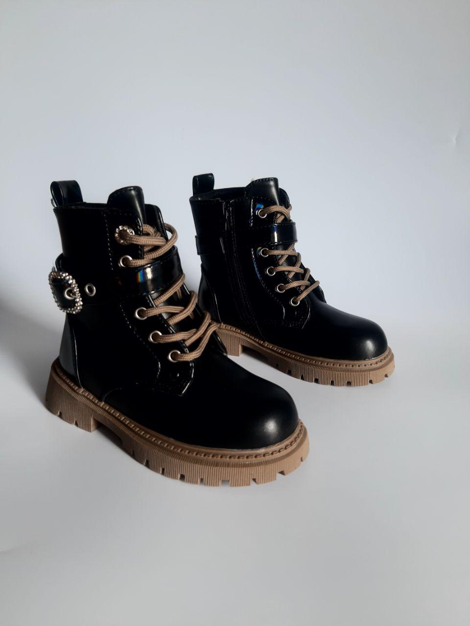 Черевики зимові для дівчинки Clibee р. 30 19,4 см Чорний (397 black)