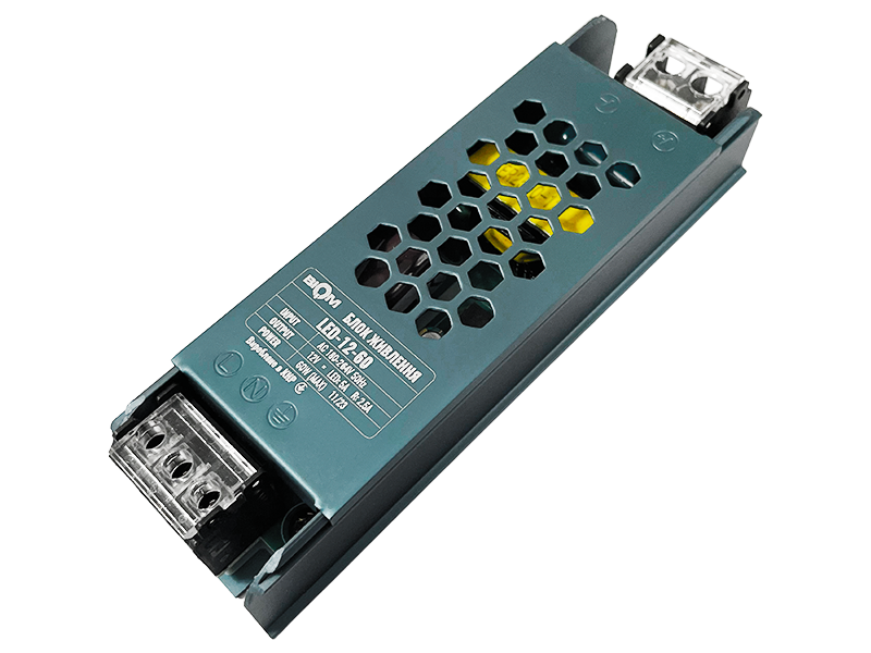 Блок питания Biom LED-12-60 12 V 60W 5 A IP20 (7970)