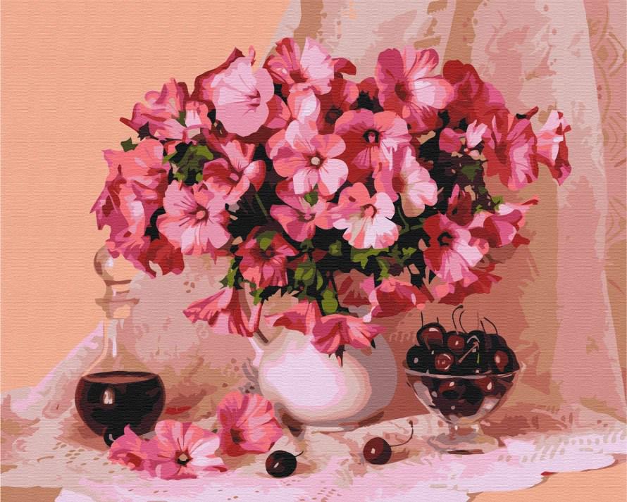 Картина по номерам Brushme Цветение и вишни 40х50 см (BS29348) Картина по номерам Brushme Цветение и вишни 40х50 см (BS29348)