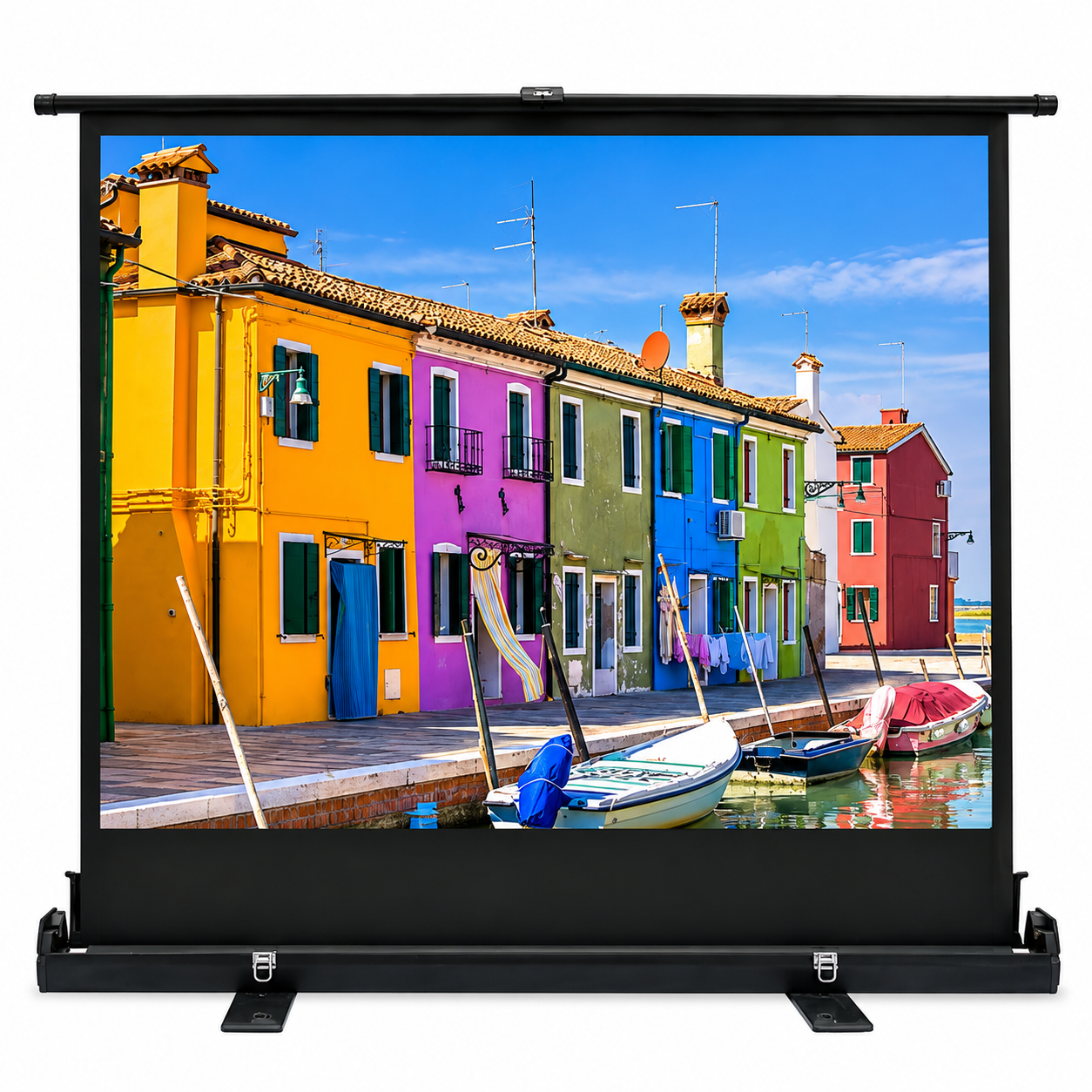 Экран для проектора напольный Vivid Storm Pull Up выдвижной с регулировкой высоты 60" (38082285) Экран для проектора напольный Vivid Storm Pull Up выдвижной с регулировкой высоты 60" (38082285)