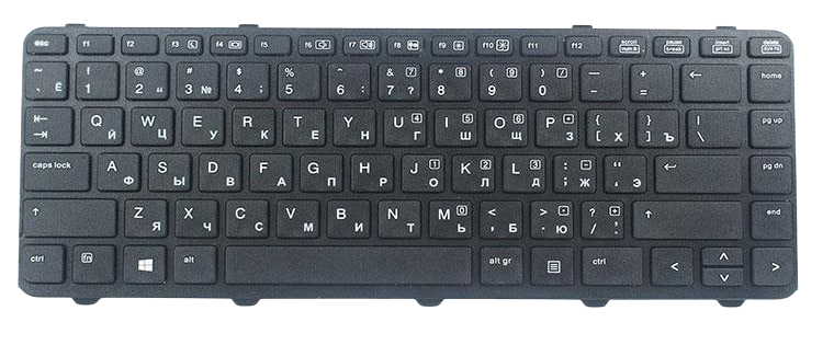 Клавіатура для ноутбука HP ProBook 640 G4 матова (738687-251)