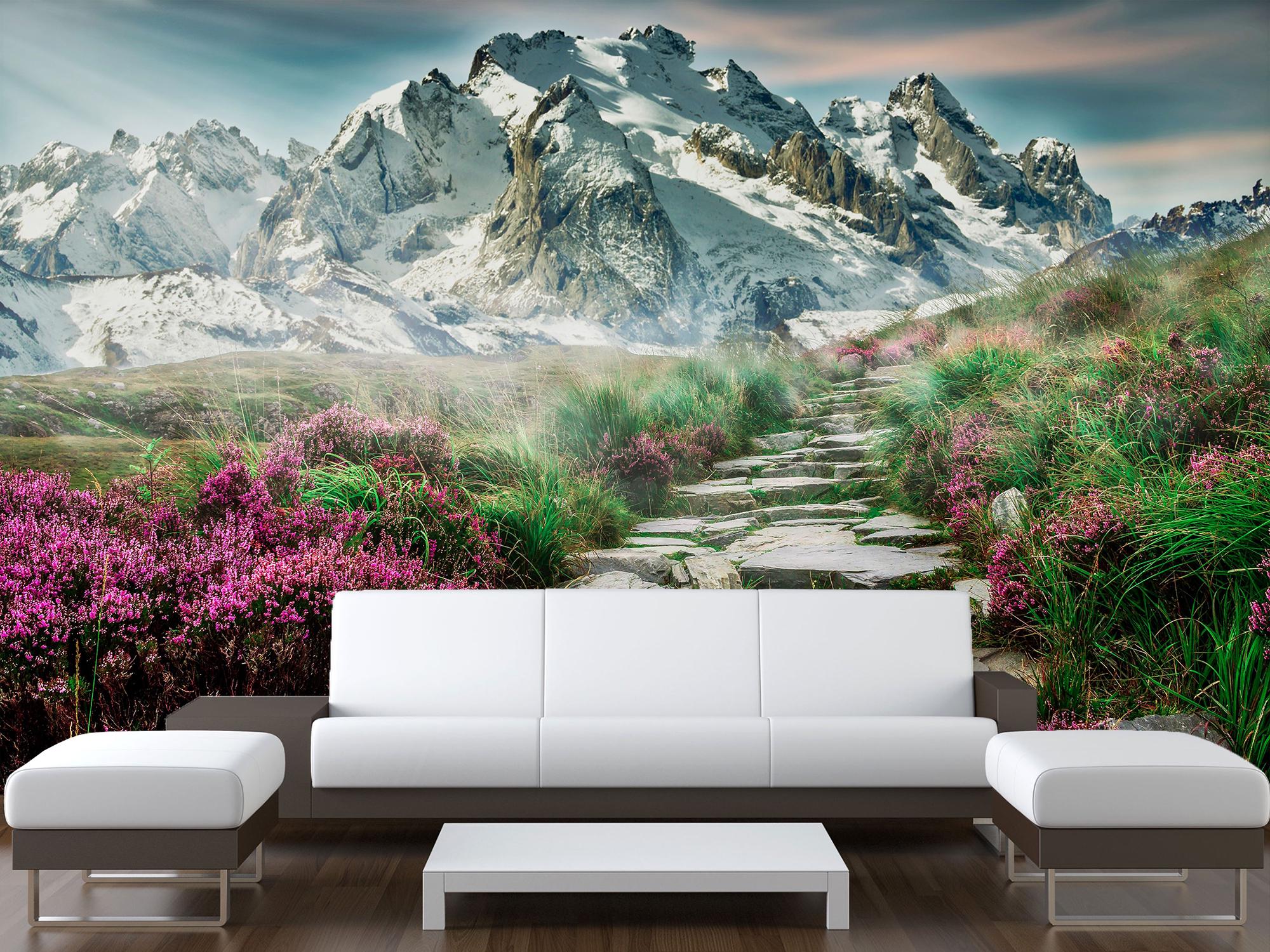 Фотообои флизелиновые Горная тропа 153х230 см (S5NTR-069/3)