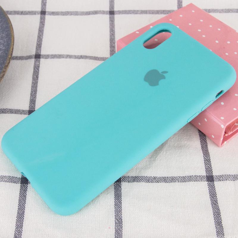 Противоударный чехол Silicone Case Full Protective AA для Apple iPhone XR 6.1" Бирюзовый/Marine Green - фото 2