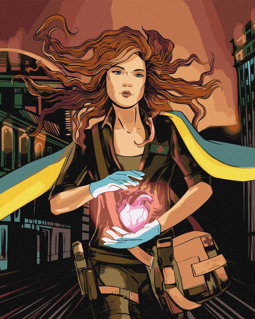 Картина по номерам Идейка Ангел жизни 40х50 см (KHО4935)