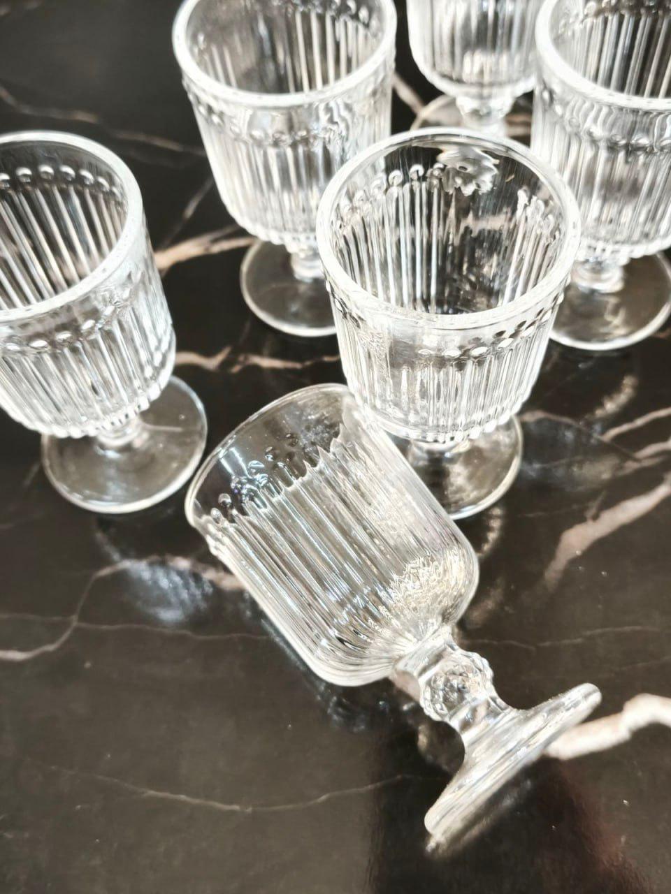 Набор рюмок на ножках Династия 60 мл 6 шт. Прозрачный (102-488) - фото 9 Набор рюмок на ножках Династия 60 мл 6 шт. Прозрачный (102-488) - фото 9