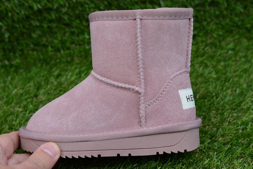 Уггі дитячі зимові Ugg hengji на овчині для дівчинки р. 27 Рожевий (11376492) - фото 3 Уггі дитячі зимові Ugg hengji на овчині для дівчинки р. 27 Рожевий (11376492) - фото 3