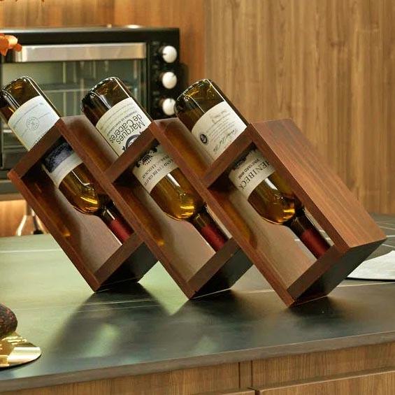 Полка для вина настольная Бонифей Латте (Впс-004316)