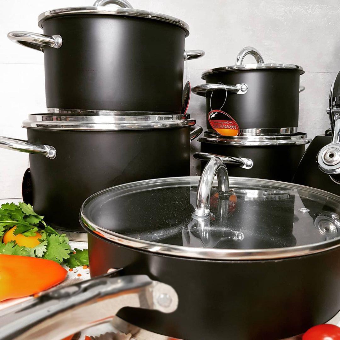 Набор кастрюль Edenberg из нержавеющей стали 12 (EB-4053)