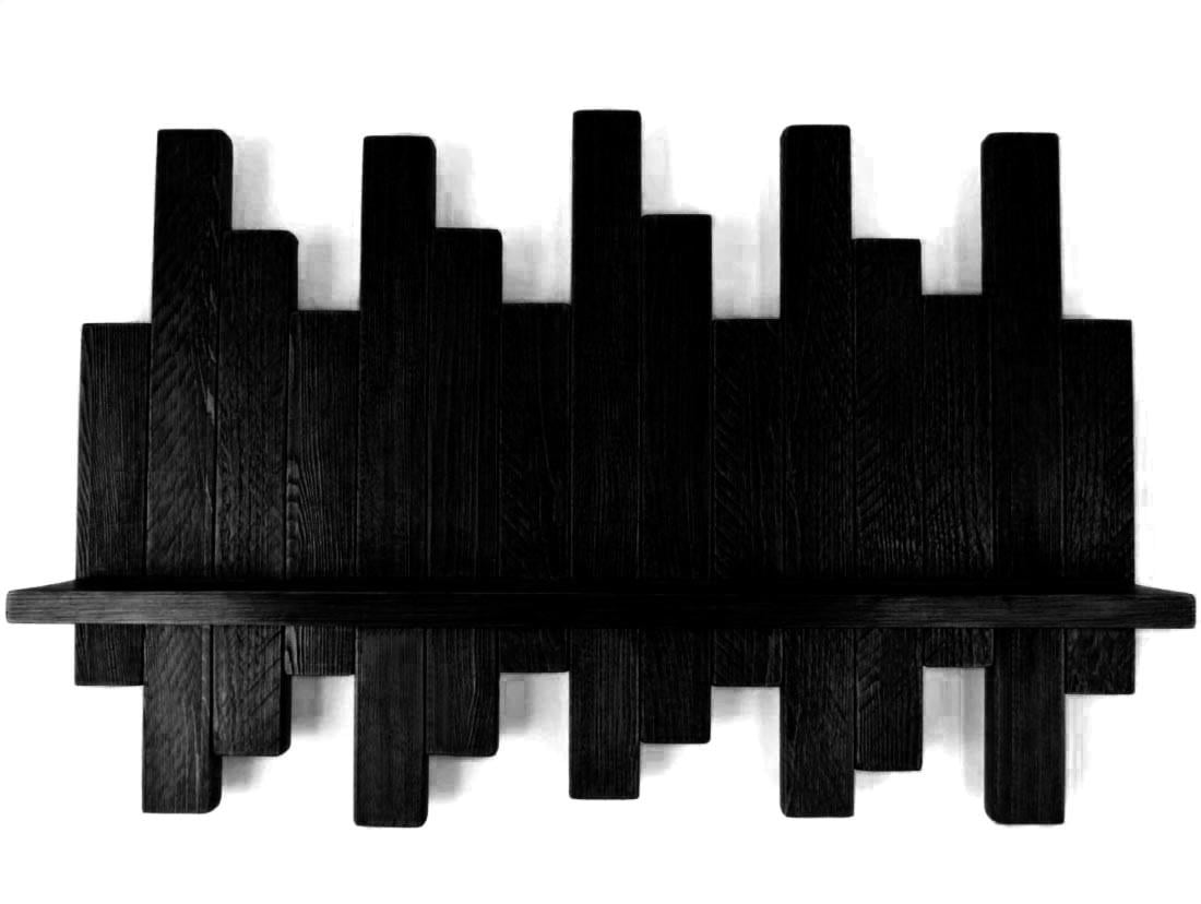 Полка для ванной из дерева Шварцен Венге (ВНП/011912) Полка для ванной из дерева Шварцен Венге (ВНП/011912)