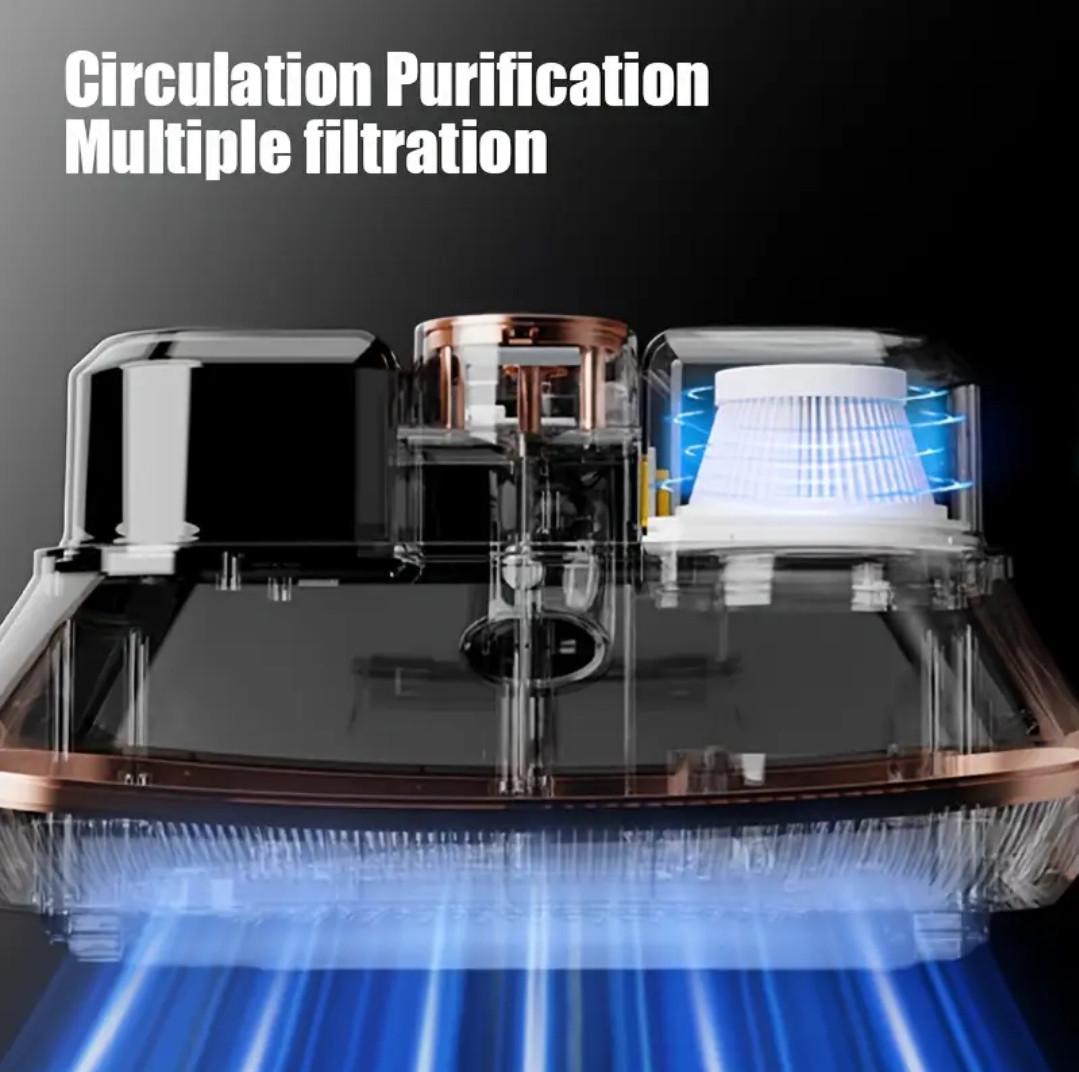 Пилосос бездротовий ручний з УФ від пилових кліщів USB Фіолетовий (2473722399) - фото 3 Пилосос бездротовий ручний з УФ від пилових кліщів USB Фіолетовий (2473722399) - фото 3