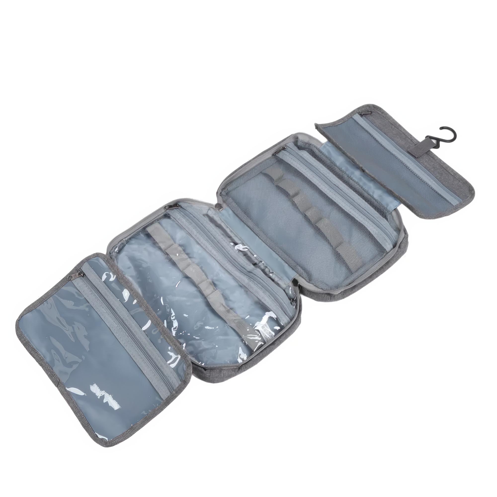 Косметичка подвесная дорожная 4 секции Серый Косметичка подвесная дорожная 4 секции Серый