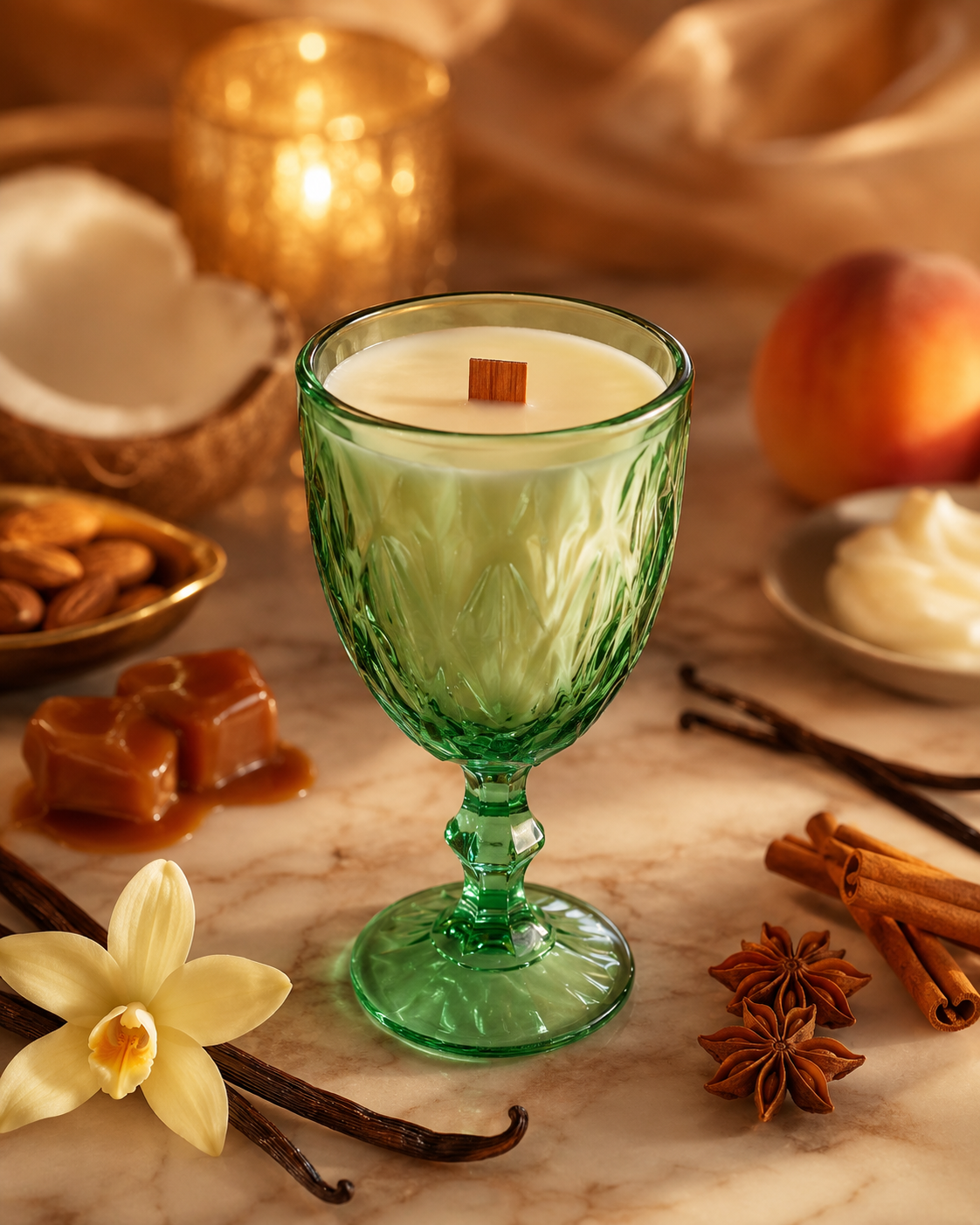 Свеча ароматическая Franterro Tulip Vanilla Spicy 250 г (FRN-1078)