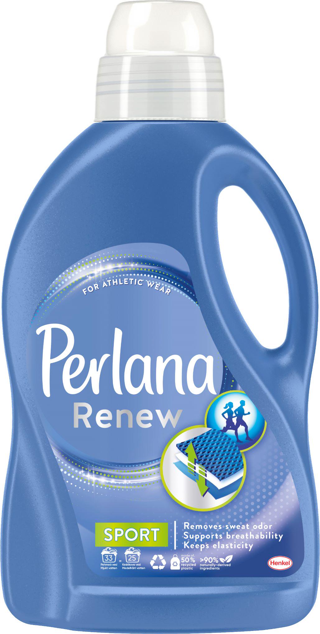 Гель для прання спортивного одягу Perlana renew Sport Henkel 24 прання