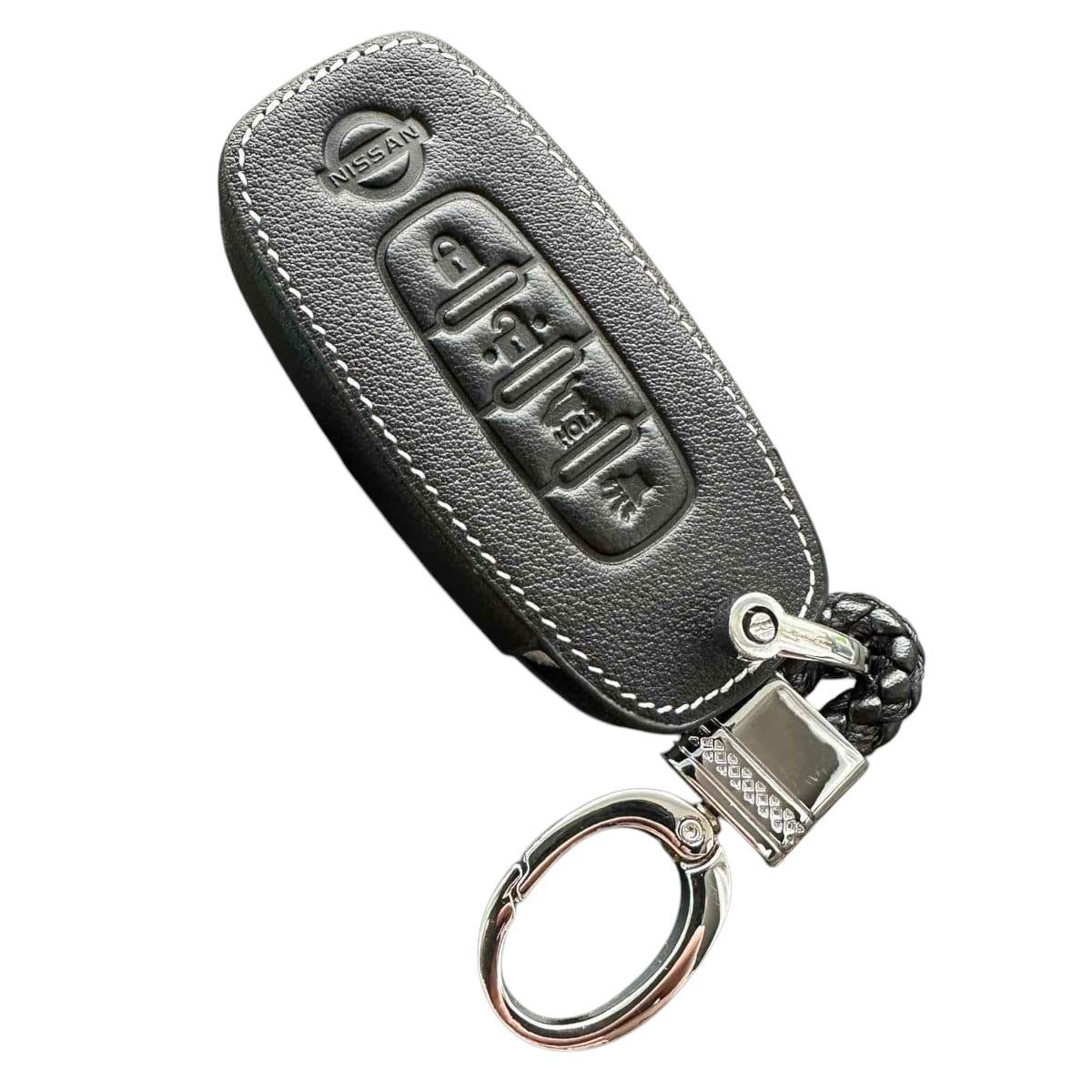 Чехол кожаный для ключа Nissan (ns14le)