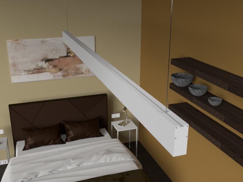 Светильник светодиодный подвесной линейный LEDUA N44-600 с внутренним драйвером 220V 21,6W 2160 Lm 3500К (25313683) - фото 5 Светильник светодиодный подвесной линейный LEDUA N44-600 с внутренним драйвером 220V 21,6W 2160 Lm 3500К (25313683) - фото 5