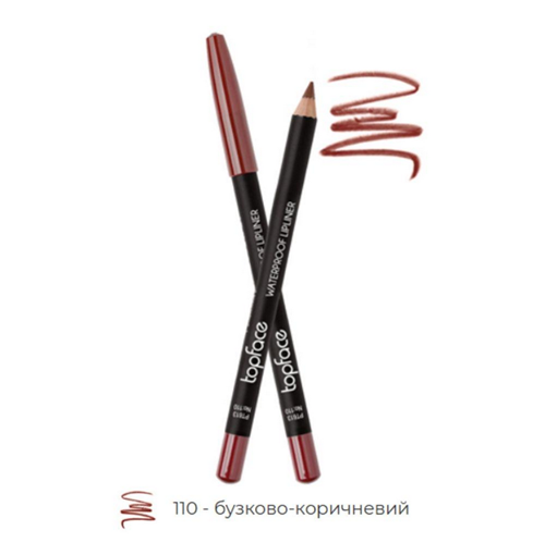 Олівець для губ водостійкий Topface Waterproof Lipliner PT613 110 1,14 г Олівець для губ водостійкий Topface Waterproof Lipliner PT613 110 1,14 г